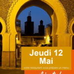 Jeudi 12 mai : sur la route des épices à la cantine de Chavagnes