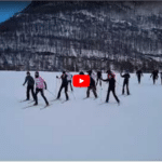 Option EPS au Lycée Externat Chavagnes. Les images du stage de ski nordique à Bessans