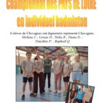 Championnat régional individuel Badminton