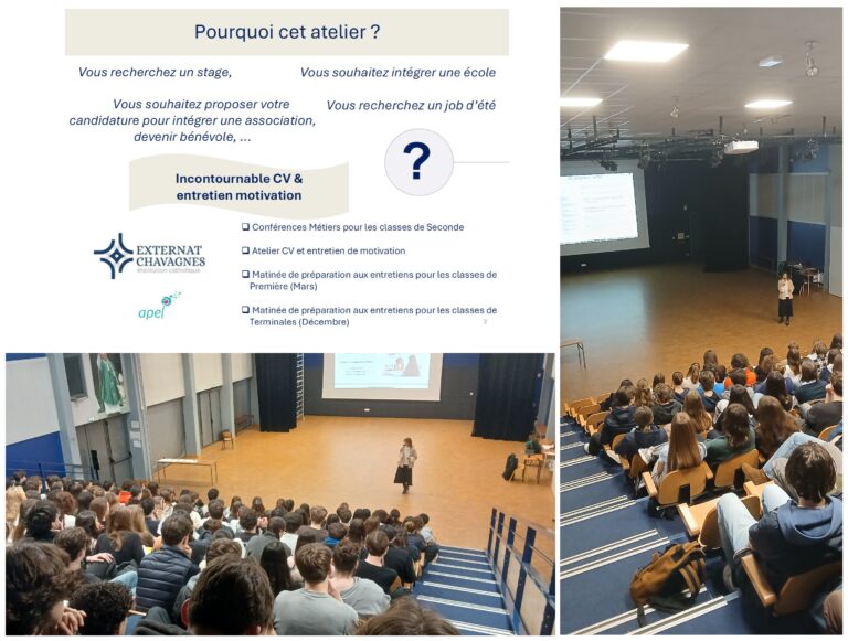 Lire la suite à propos de l’article Conférence orientation APEL
