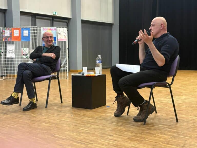 Lire la suite à propos de l’article MasterClass avec le chanteur Dominique A et l’écrivain Dominique Fabre