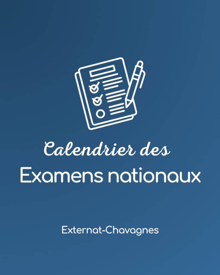 Lire la suite à propos de l’article Calendrier des examens 2026
