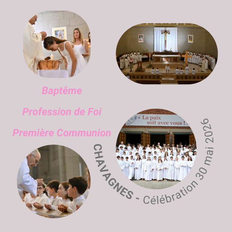Lire la suite à propos de l’article Profession de Foi, Baptême, Première Communion